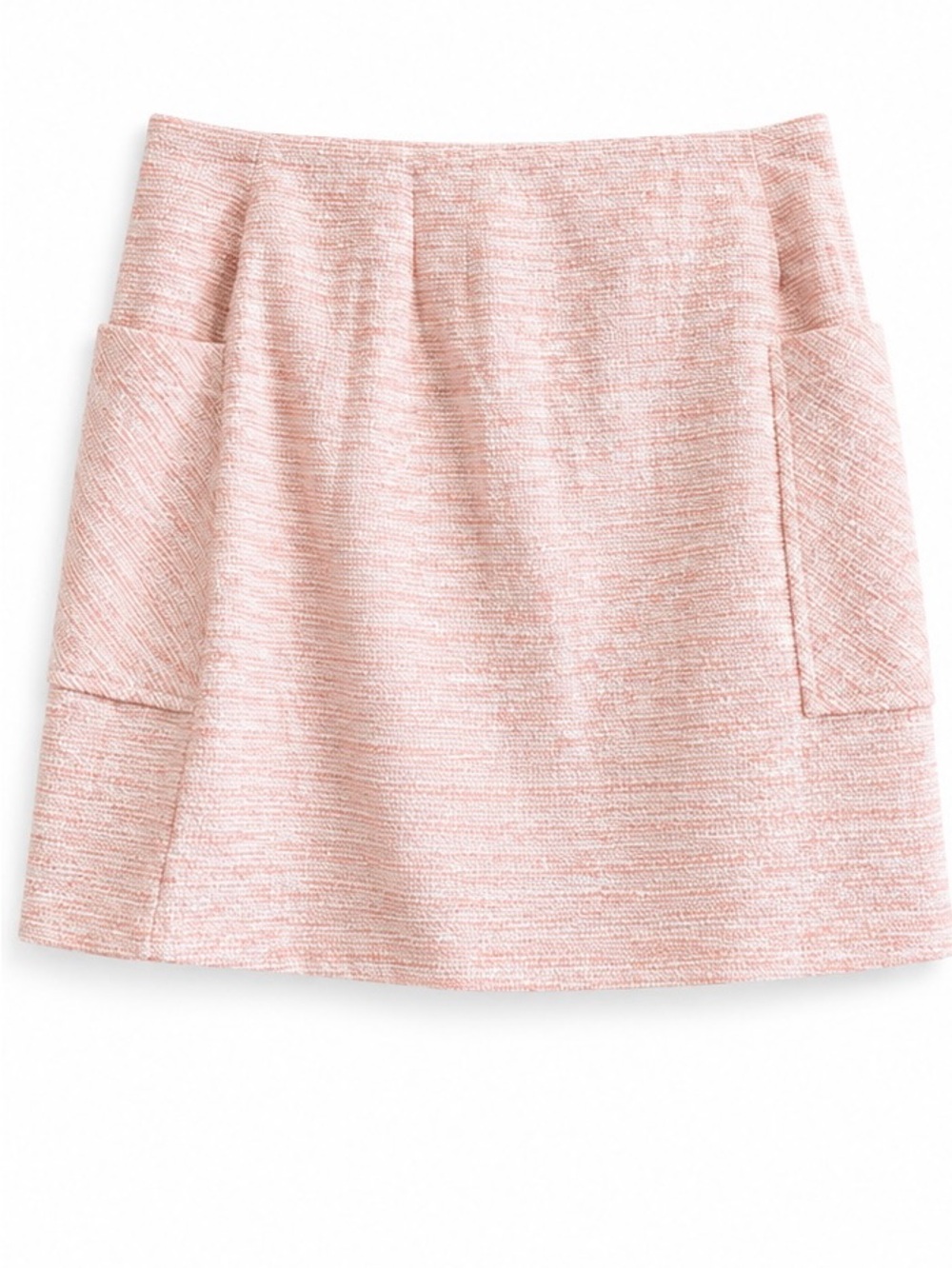 NWT Le Lis Pink Textured Knit Mini Skirt Size M Pockets